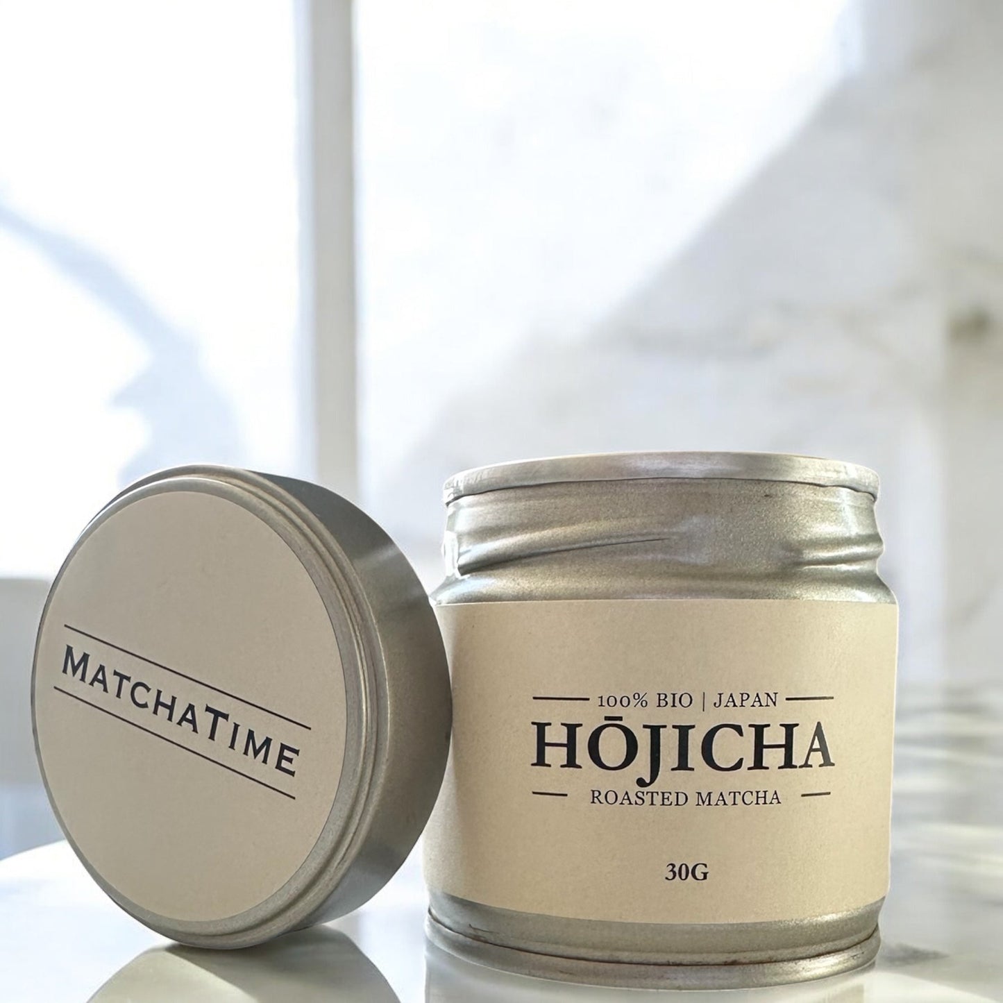 Bio Hōjicha (30g) (gerösteter Matcha) - Dose - MatchaTime