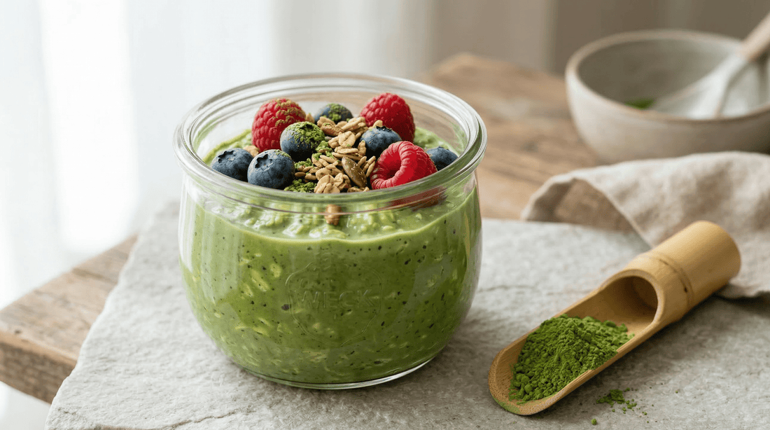 Matcha Overnight Oats - MatchaTime