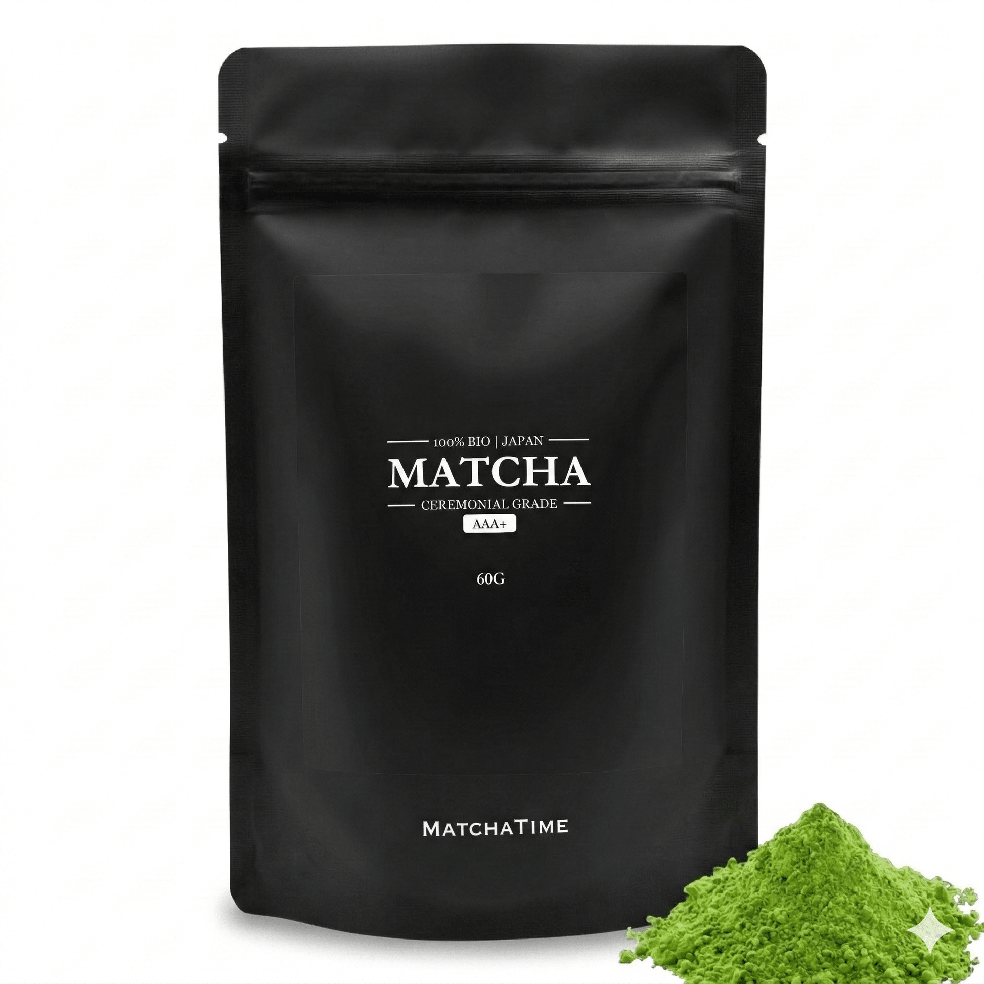 Bio Matcha Tee AAA+ Ceremonial Grade (60g) - MatchaTime