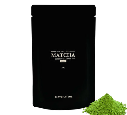 Bio Matcha Tee AAA+ Ceremonial Grade (60g) - MatchaTime