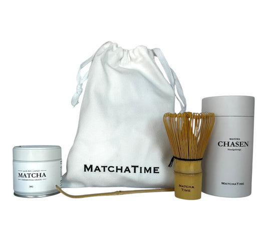 Matcha Starter Set (30g Dose, Ceremonial Grade) - MatchaTime