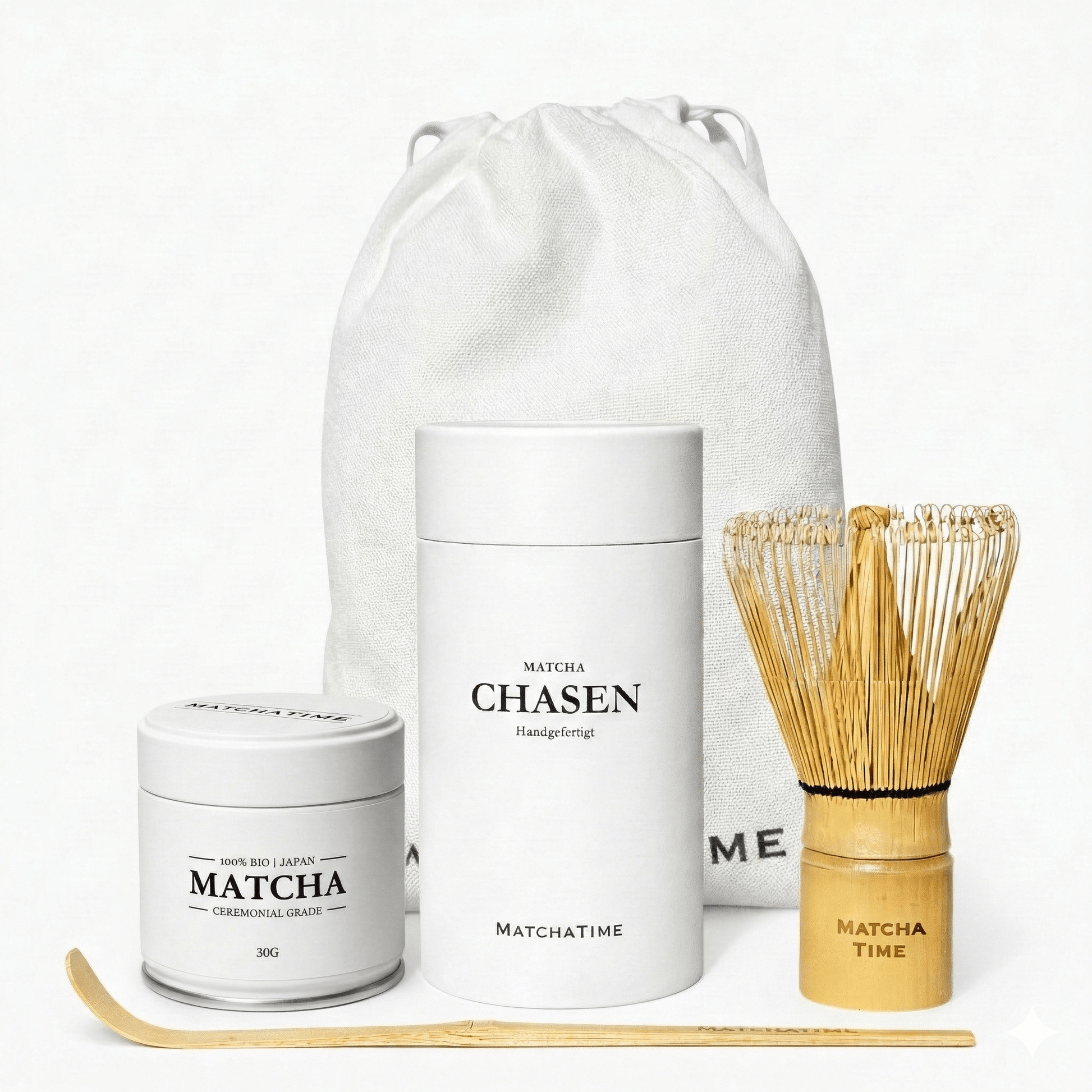 Matcha Starter Set (Ceremonial Grade, 30g) - MatchaTime