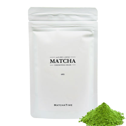 Bio Matcha Tee Ceremonial Grade (60g) - MatchaTime