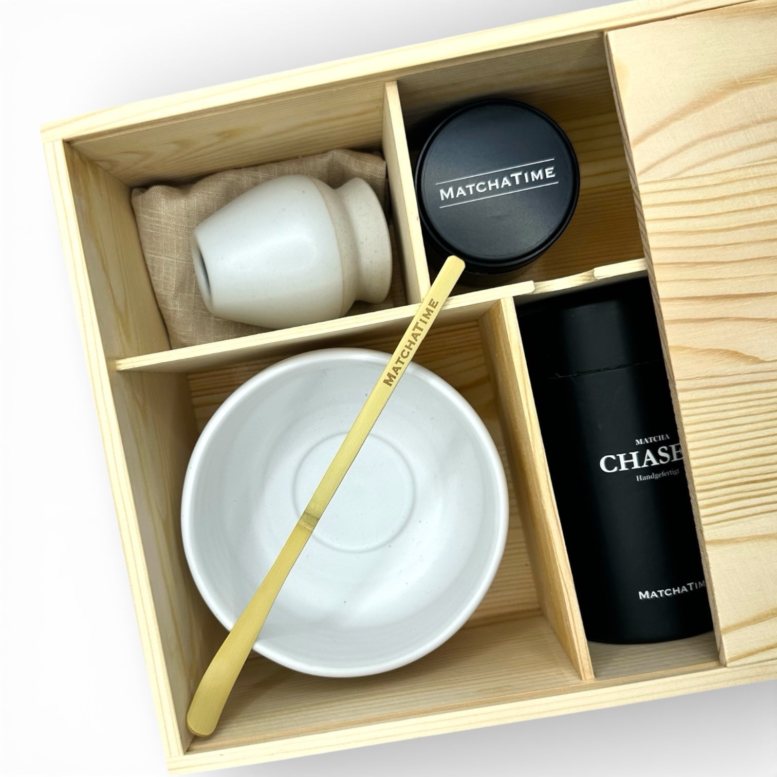 Premium Matcha Set in Holzbox (AAA+ Ceremonial Grade, 30g) - MatchaTime
