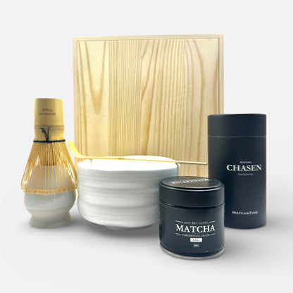 Premium Matcha Set in Holzbox (AAA+ Ceremonial Grade, 30g) - MatchaTime